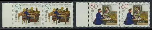 BUND 1979 Michel-Nummer 1011-1012 postfrisch SATZ(2) horiz.PAARE RÄNDER links