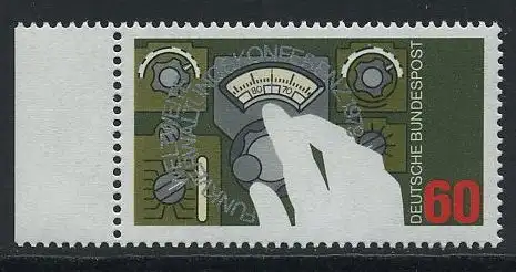 BUND 1979 Michel-Nummer 1015 postfrisch EINZELMARKE RAND links