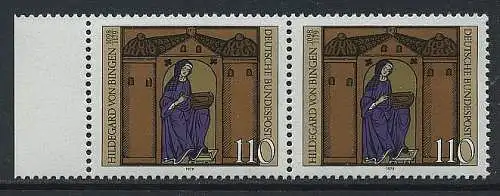 BUND 1979 Michel-Nummer 1018 postfrisch horiz.PAAR RAND links