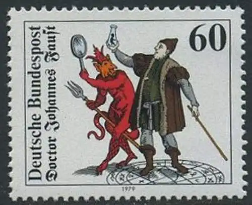 BUND 1979 Michel-Nummer 1030 postfrisch EINZELMARKE