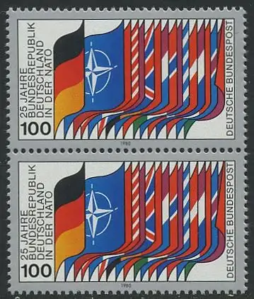 BUND 1980 Michel-Nummer 1034 postfrisch vert.PAAR