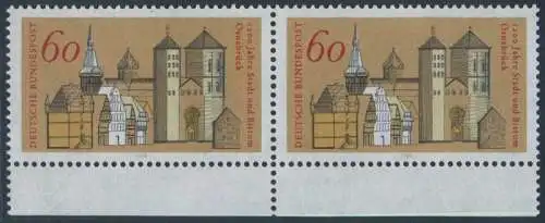 BUND 1980 Michel-Nummer 1035 postfrisch horiz.PAAR RAND unten