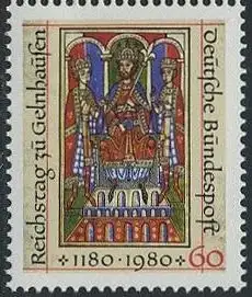 BUND 1980 Michel-Nummer 1045 postfrisch EINZELMARKE