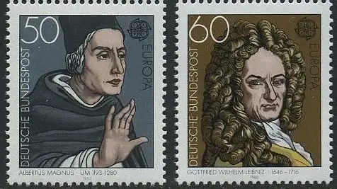 BUND 1980 Michel-Nummer 1049-1050 postfrisch SATZ(2) EINZELMARKEN