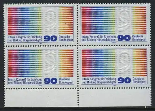 BUND 1980 Michel-Nummer 1053 postfrisch BLOCK RÄNDER unten