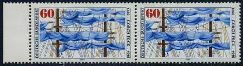 BUND 1980 Michel-Nummer 1058 postfrisch horiz.PAAR RAND links