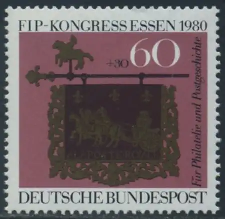 BUND 1980 Michel-Nummer 1065 postfrisch EINZELMARKE