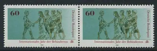 BUND 1981 Michel-Nummer 1083 postfrisch horiz.PAAR