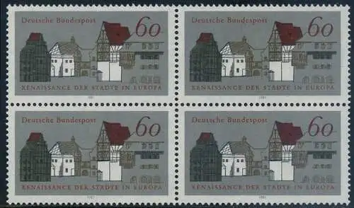 BUND 1981 Michel-Nummer 1084 postfrisch BLOCK