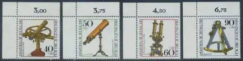 BUND 1981 Michel-Nummer 1090-1093 postfrisch SATZ(4) EINZELMARKEN ECKRÄNDER oben links