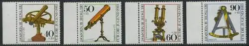 BUND 1981 Michel-Nummer 1090-1093 postfrisch SATZ(4) EINZELMARKEN RÄNDER links