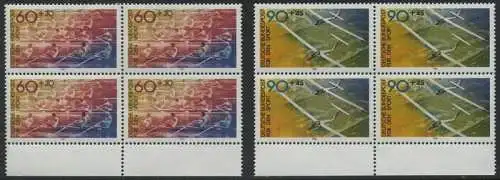 BUND 1981 Michel-Nummer 1094-1095 postfrisch SATZ(2) BLÖCKE RÄNDER unten