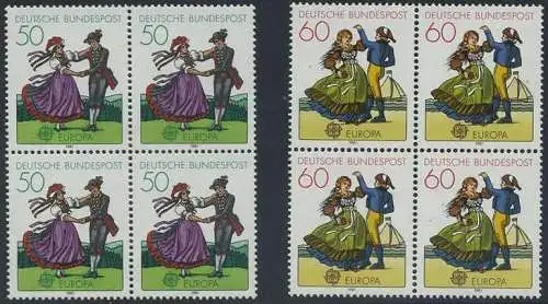 BUND 1981 Michel-Nummer 1096-1097 postfrisch SATZ(2) BLÖCKE