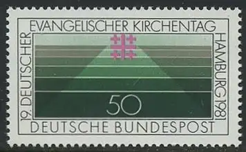 BUND 1981 Michel-Nummer 1098 postfrisch EINZELMARKE