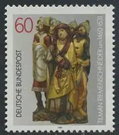 BUND 1981 Michel-Nummer 1099 postfrisch EINZELMARKE