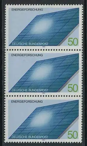 BUND 1981 Michel-Nummer 1101 postfrisch vert.STRIP(3)