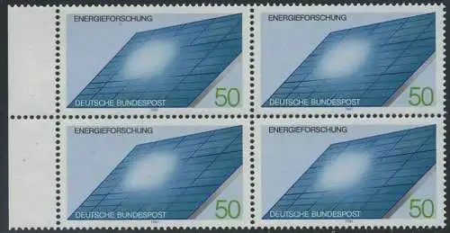 BUND 1981 Michel-Nummer 1101 postfrisch BLOCK RÄNDER links