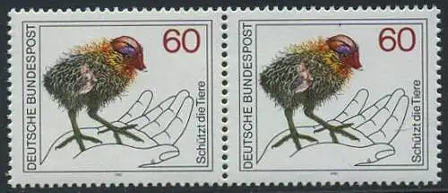 BUND 1981 Michel-Nummer 1102 postfrisch horiz.PAAR