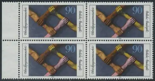 BUND 1981 Michel-Nummer 1103 postfrisch BLOCK RÄNDER links