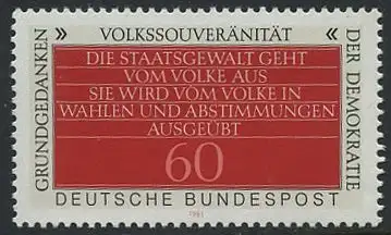 BUND 1981 Michel-Nummer 1107 postfrisch EINZELMARKE