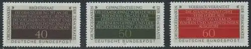 BUND 1981 Michel-Nummer 1105-1107 postfrisch SATZ(3) EINZELMARKEN
