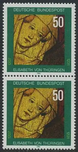 BUND 1981 Michel-Nummer 1114 postfrisch vert.PAAR