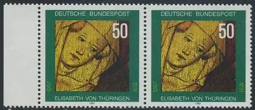 BUND 1981 Michel-Nummer 1114 postfrisch horiz.PAAR RAND links