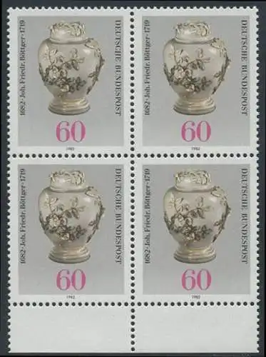 BUND 1982 Michel-Nummer 1118 postfrisch BLOCK RÄNDER unten