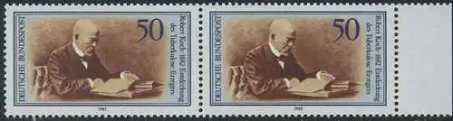 BUND 1982 Michel-Nummer 1122 postfrisch horiz.PAAR RAND rechts