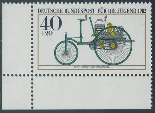 BUND 1982 Michel-Nummer 1123 postfrisch EINZELMARKE ECKRAND unten links