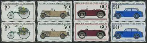 BUND 1982 Michel-Nummer 1123-1126 postfrisch SATZ(4) vert.PAARE