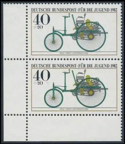 BUND 1982 Michel-Nummer 1123 postfrisch vert.PAAR ECKRAND unten links