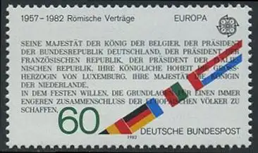 BUND 1982 Michel-Nummer 1131 postfrisch EINZELMARKE