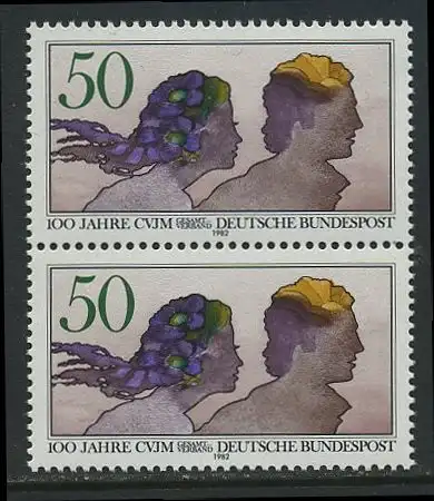 BUND 1982 Michel-Nummer 1133 postfrisch vert.PAAR