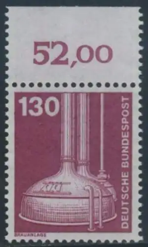 BUND 1982 Michel-Nummer 1135 postfrisch EINZELMARKE RAND oben (a)