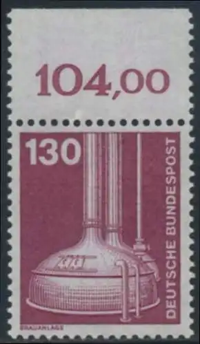BUND 1982 Michel-Nummer 1135 postfrisch EINZELMARKE RAND oben (b)