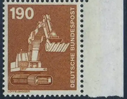 BUND 1982 Michel-Nummer 1136 postfrisch EINZELMARKE RAND rechts