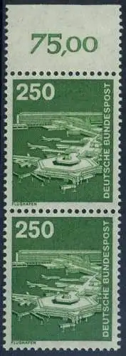 BUND 1982 Michel-Nummer 1137 postfrisch vert.PAAR RAND oben