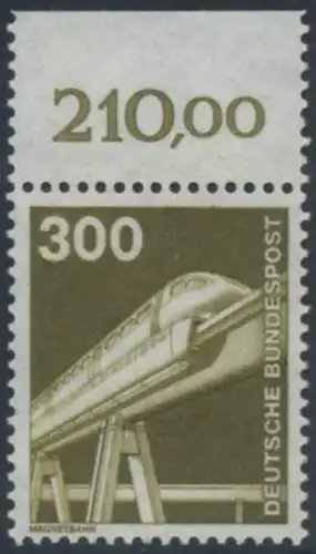 BUND 1982 Michel-Nummer 1138 postfrisch EINZELMARKE RAND oben (a)