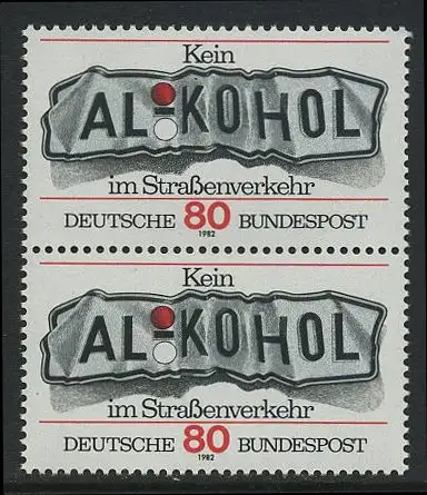 BUND 1982 Michel-Nummer 1145 postfrisch vert.PAAR