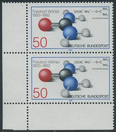 BUND 1982 Michel-Nummer 1148 postfrisch vert.PAAR ECKRAND unten links