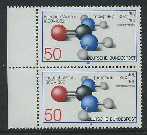 BUND 1982 Michel-Nummer 1148 postfrisch vert.PAAR RAND links