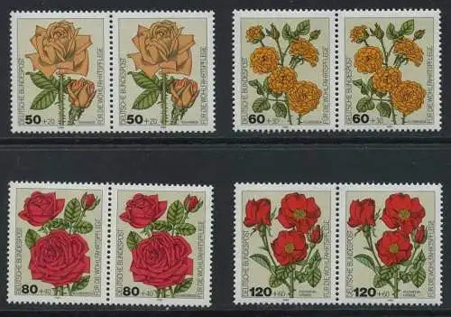 BUND 1982 Michel-Nummer 1150-1153 postfrisch SATZ(4) horiz.PAARE