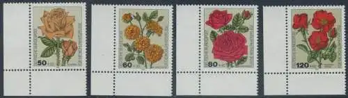 BUND 1982 Michel-Nummer 1150-1153 postfrisch SATZ(4) EINZELMARKEN ECKRÄNDER unten links