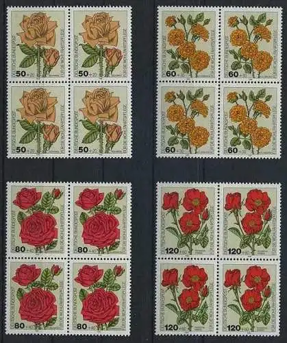 BUND 1982 Michel-Nummer 1150-1153 postfrisch SATZ(4) BLÖCKE