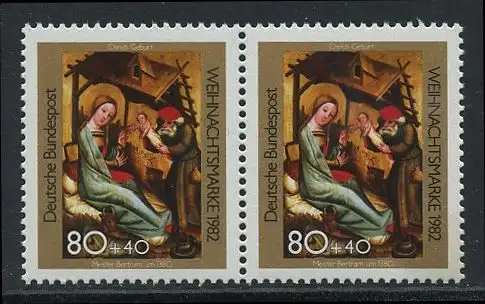 BUND 1982 Michel-Nummer 1161 postfrisch horiz.PAAR