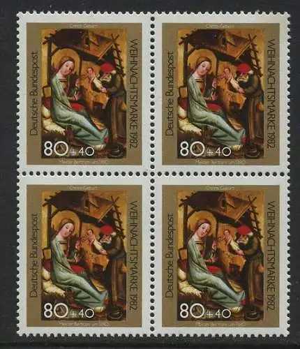 BUND 1982 Michel-Nummer 1161 postfrisch BLOCK