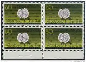 BUND 1983 Michel-Nummer 1163 postfrisch BLOCK RÄNDER unten