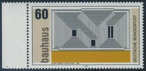 BUND 1983 Michel-Nummer 1165 postfrisch EINZELMARKE RAND links