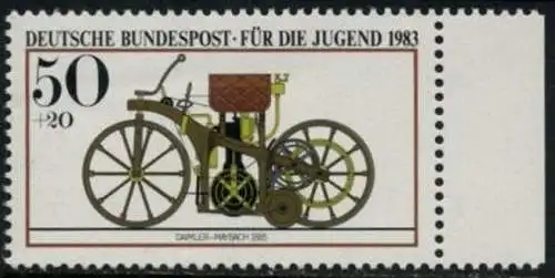 BUND 1983 Michel-Nummer 1168 postfrisch EINZELMARKE RAND rechts